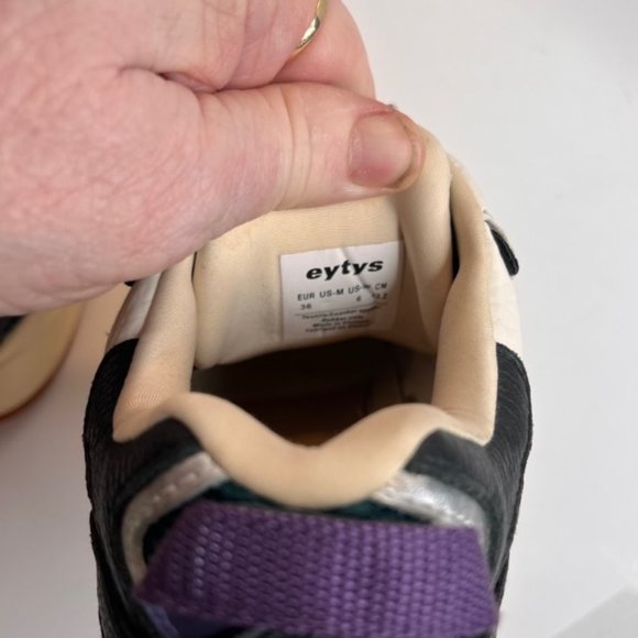 NWOT Eytys Jet Turbo Grip Running Sneaker White Sz 6 - Picture 9 of 14